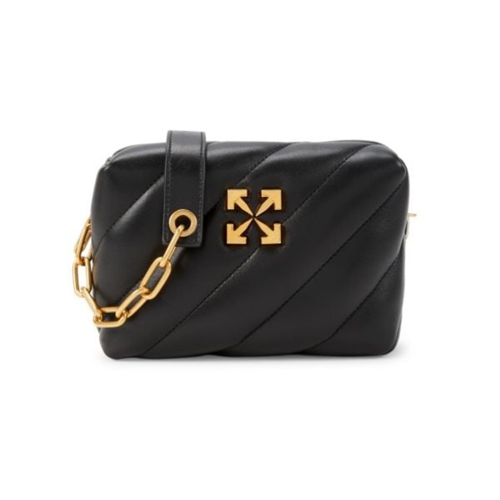 OFF-WHITE Virgil Abloh Jackhammer Quilted Leather Camera Bag